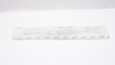 BD 382544 Insyte Autoguard BC Shielded IV Cath. 18GA x 1.16inch 95mL/min